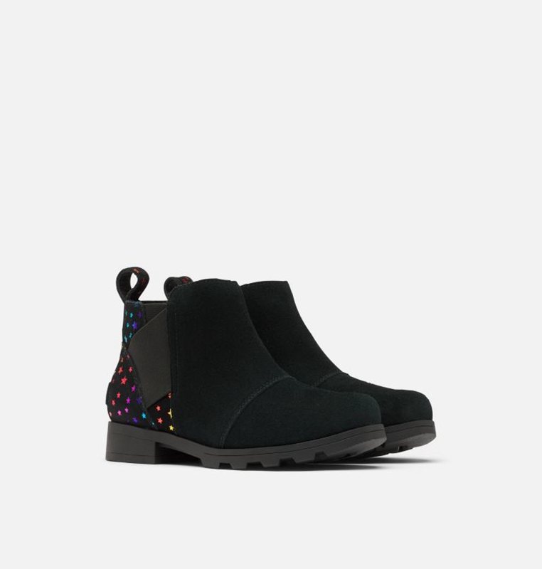 Kids Booties Black - Sorel Youth Emelie™ Chelsea - 480-GOPDBR